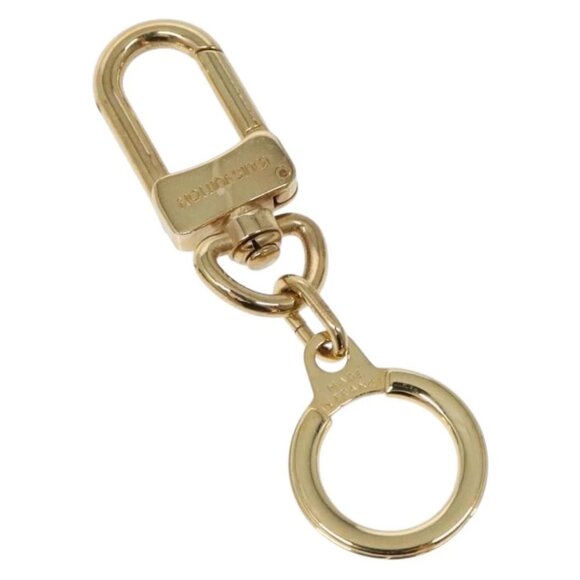 LOUIS VUITTON Anneau Cles Key Holder Metal Gold Tone - Picture 1 of 12